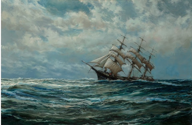 Montague Dawson, The moonlit way – The Invercargill 01 Classic