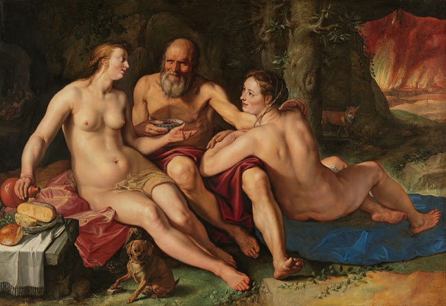 Hendrick Goltzius, Lot and his daughters
