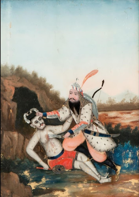 Rustam killing the White Demon