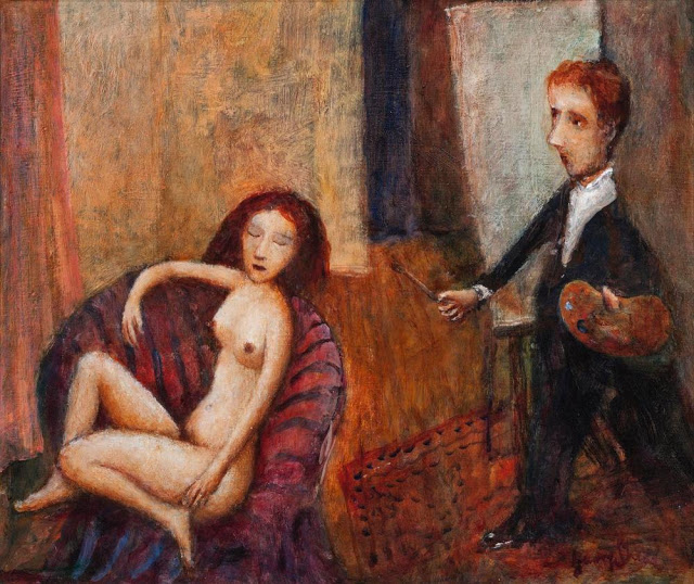 GARRY SHEAD, born 1942, THE MEASURING ARTIST, 2003