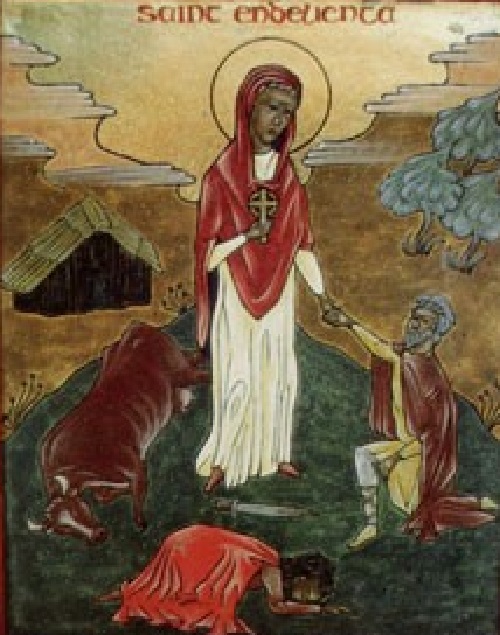 Endelienta of Cornwall Icon (1)