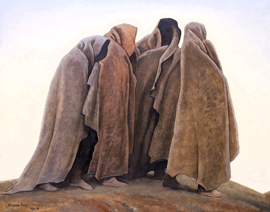 01 Work, The Art of War, Maynard Dixon's Shapes of Fear, with