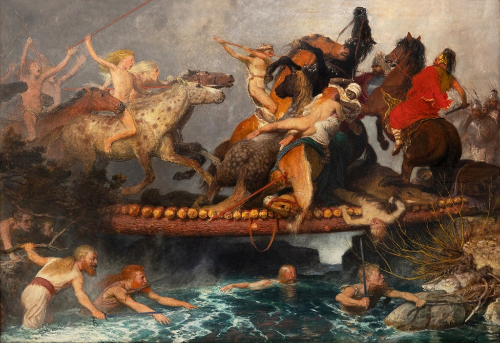 01 Work, The Art of War, Arnold Böcklin's The Battle on the Bridge